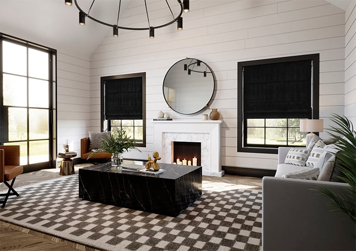 Kent, Black - Roman Blind - Image 7